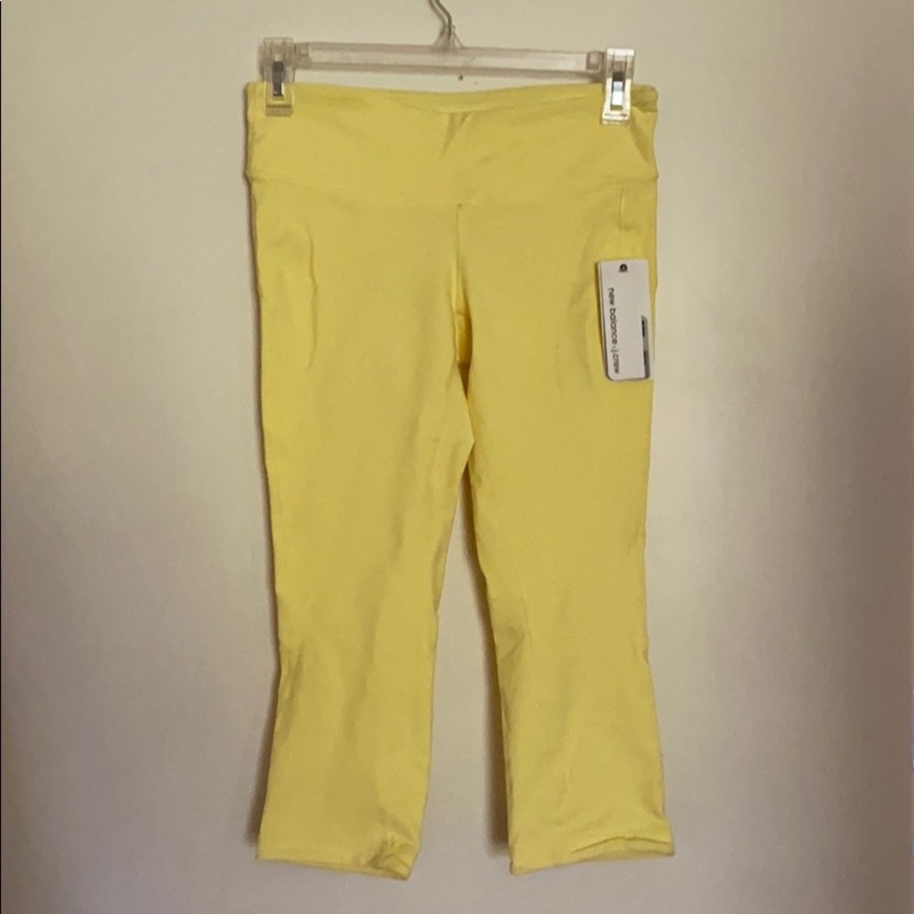 J.Crew X NB yellow workout leggings